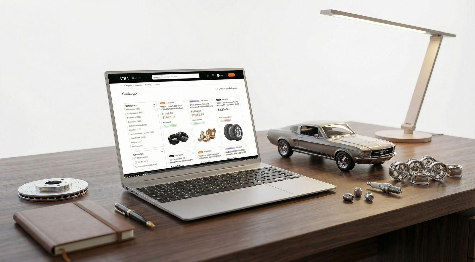 Plataforma VIN de ecommerce de autopartes